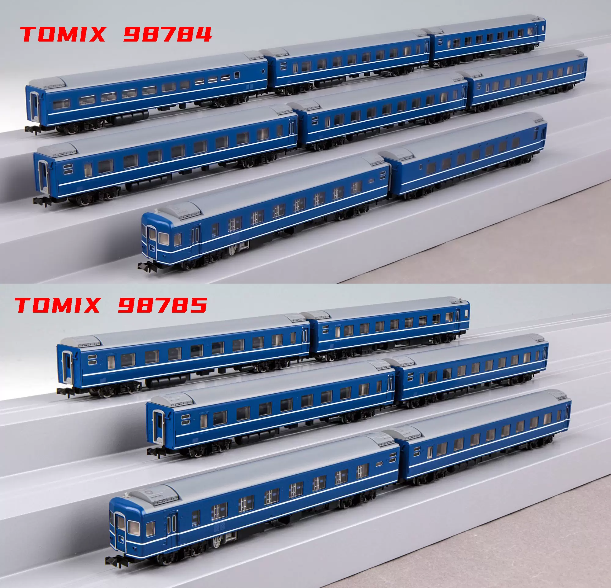 现货]TOMIX 98784/98785 N比例国铁14系特急寝台客车樱花-Taobao