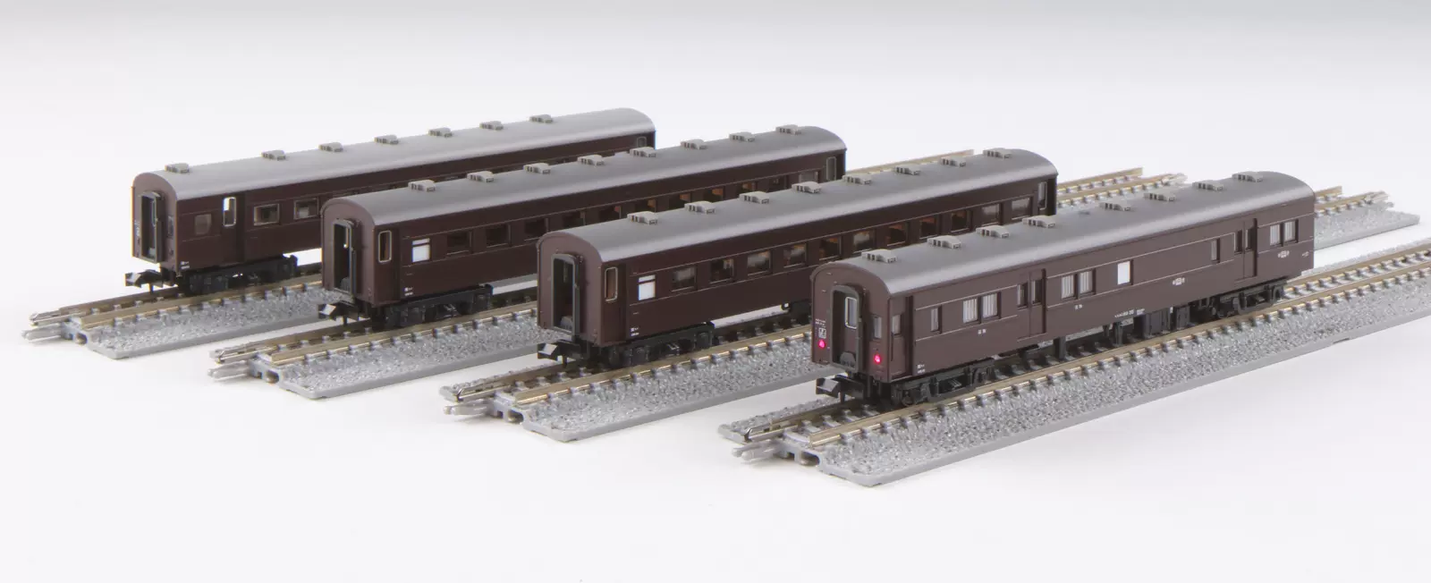 【KATO】旧型客車 茶色10両セット KATO】旧型客車 茶色10両セット KATO 旧形客車4両セット茶（10-