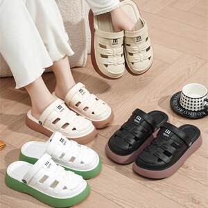 
Two-wear EVA bag-toe sandals 2025 summer new style cave-sole slippers for women
