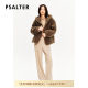 PSALTER Psalm Bath style short loose hooded sheep fur coat for women
