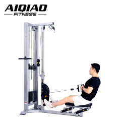 Commercial High and Low Pull-Down Machine, High-Position Pull-Down, Seated Rowing, Arm, Back, Chest Muscle Comprehensive Training Device