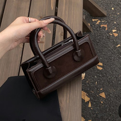 High-End Retro Handbag for Women 2025 Autumn and Winter New Fashion Casual Shoulder Bag Niche Commuter Crossbody Bag