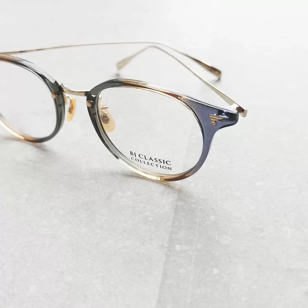 BJ CLASSIC 眼镜日本手工制复古眼镜COM 548 NT 正品现货-Taobao