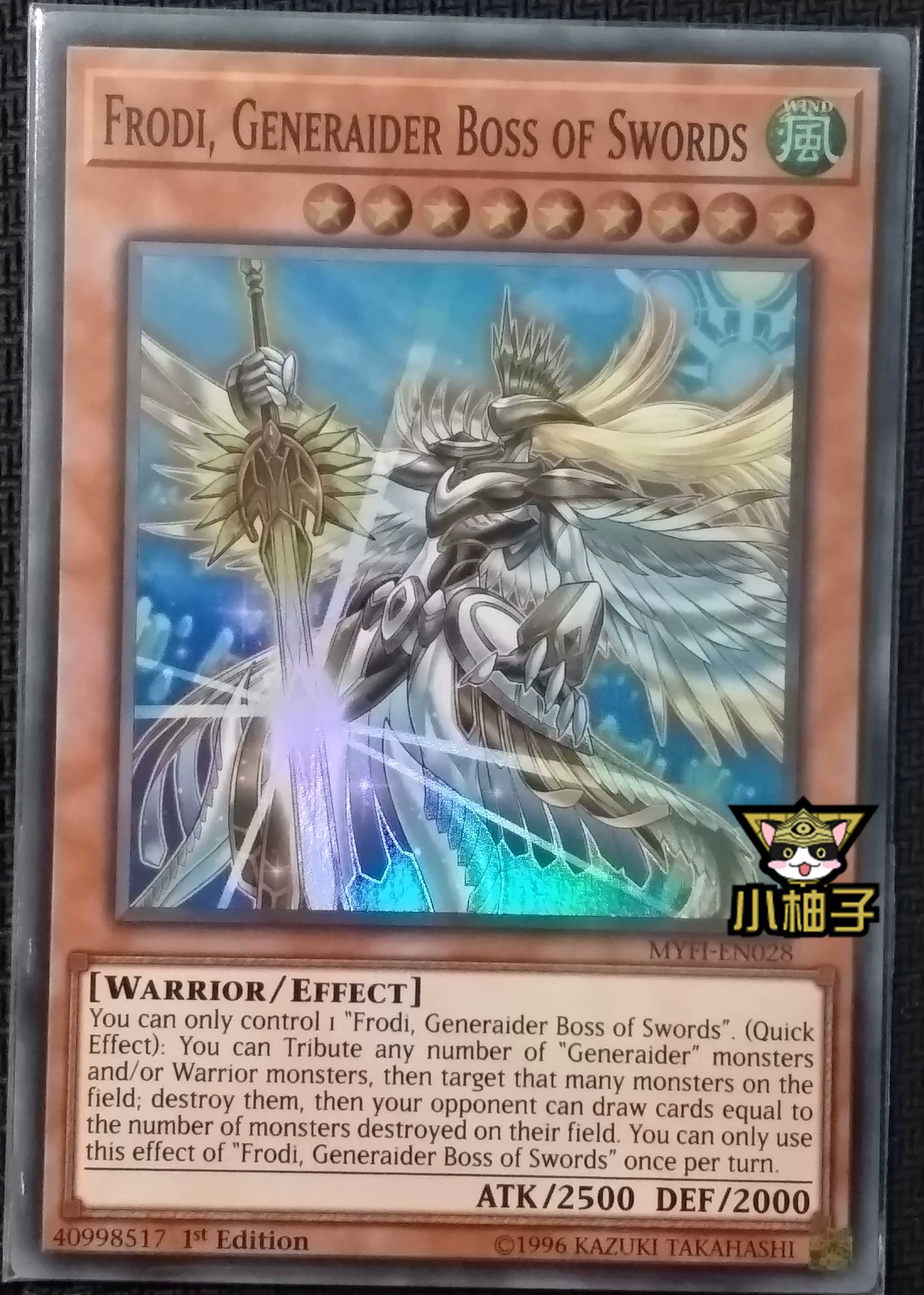 小柚子卡店游戏王 欧版sr面闪 剑界王战 弗罗德王 myfi