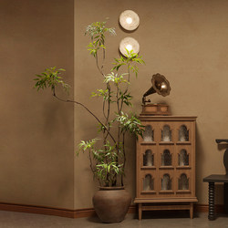 Top Ten Benefits of Simulated Green Plants for Indoor Living Rooms: Fake Trees, Floor-Standing Potted Plants, Antique-Style High-End Bionic Plant Ornaments