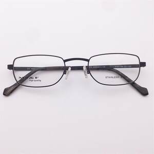
Shenzhen foreign trade original single black alloy full frame special-shaped frame personality retro punk high-end glasses frame for men and women
