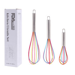 Baking tools silicone egg beater handheld butter chicken