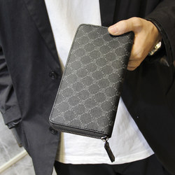 Youthful Plaid Long Men's Wallet Casual Checkered Men's Wallet 2026 New Style Personalized Long Card Holder Trendy Card Holder