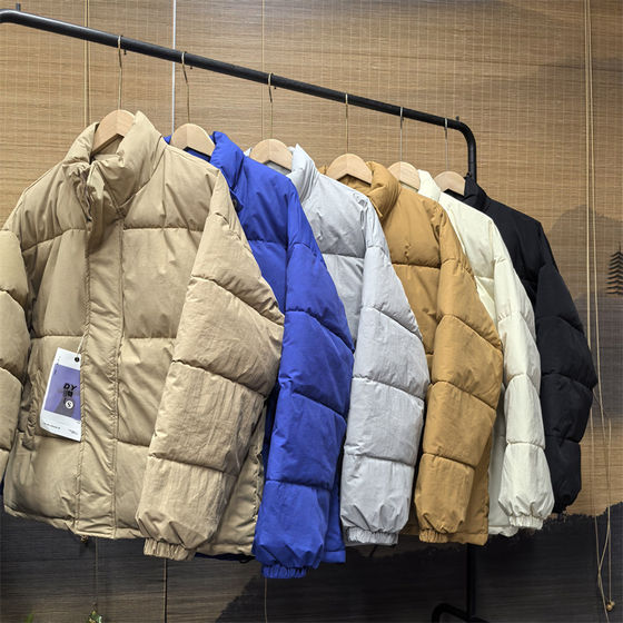 
MY02 winter new attack cotton jacket couples stand collar bread jacket loose casual cotton jacket thickened cotton jacket