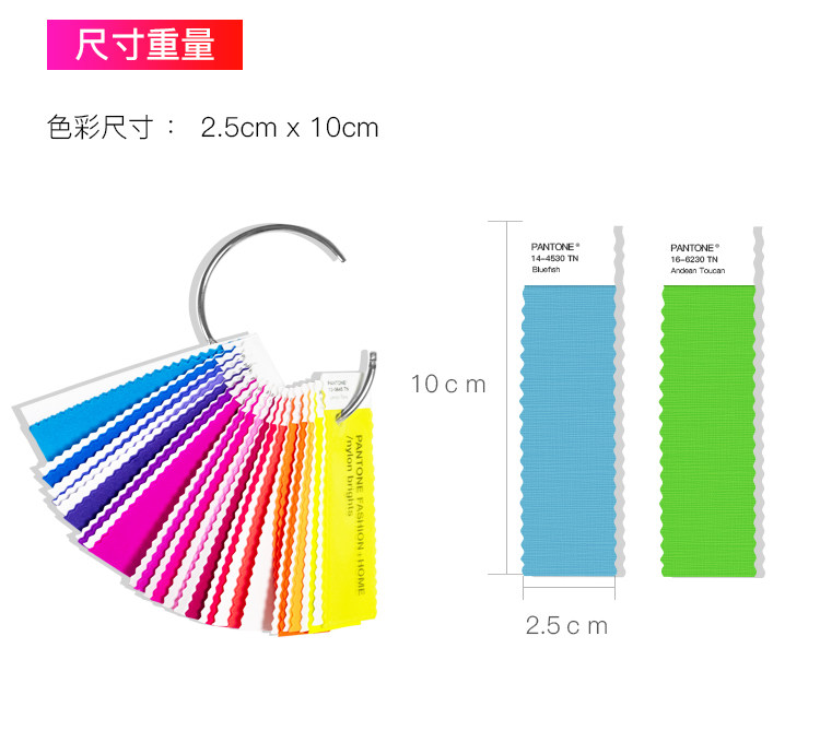 Pantone Nylon Color Card Ffn100 - 21 Colors