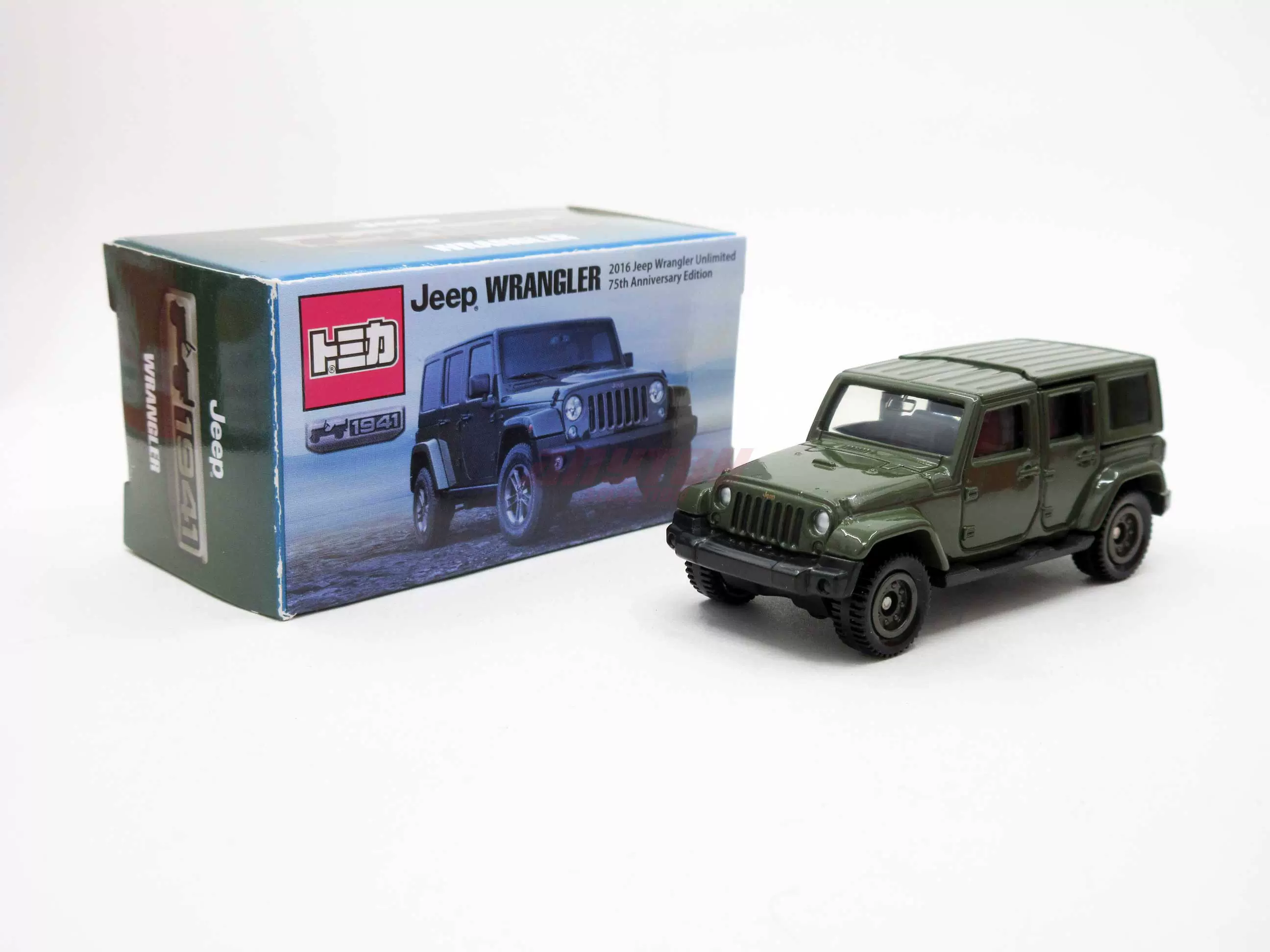 多美卡tomica Jeep Wrangler 牧馬人非賣品75周年限定合金模型