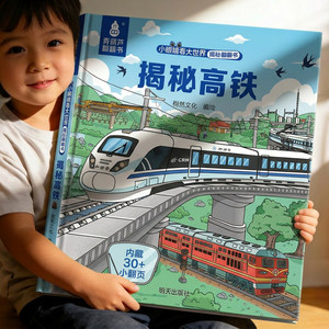 
Official Genuine Revealing Flipping Picture Book Children 3 Flipping Book Early Education Tear-Down Picture Book 1-2 Years Old Baby One or Two Years Old Educational Enlightenment Early Education Toy Book 0-3 Years Old Revealing Transportation Dinosaur Ocean Series Books