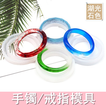 Bracelet high transparent dry flower drop glue mold