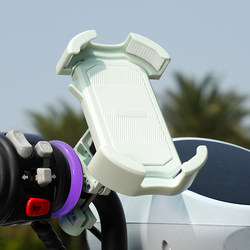 New Model Electric Vehicle Phone Holder, Shockproof and Anti-Vibration for Electric Bikes, Bicycles, Delivery Riders, and Motorcycle Navigation