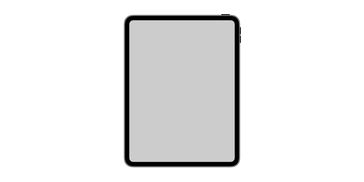 图片显示,新 ipad pro 正面取消 touch id 按键,采用「全面屏」设计