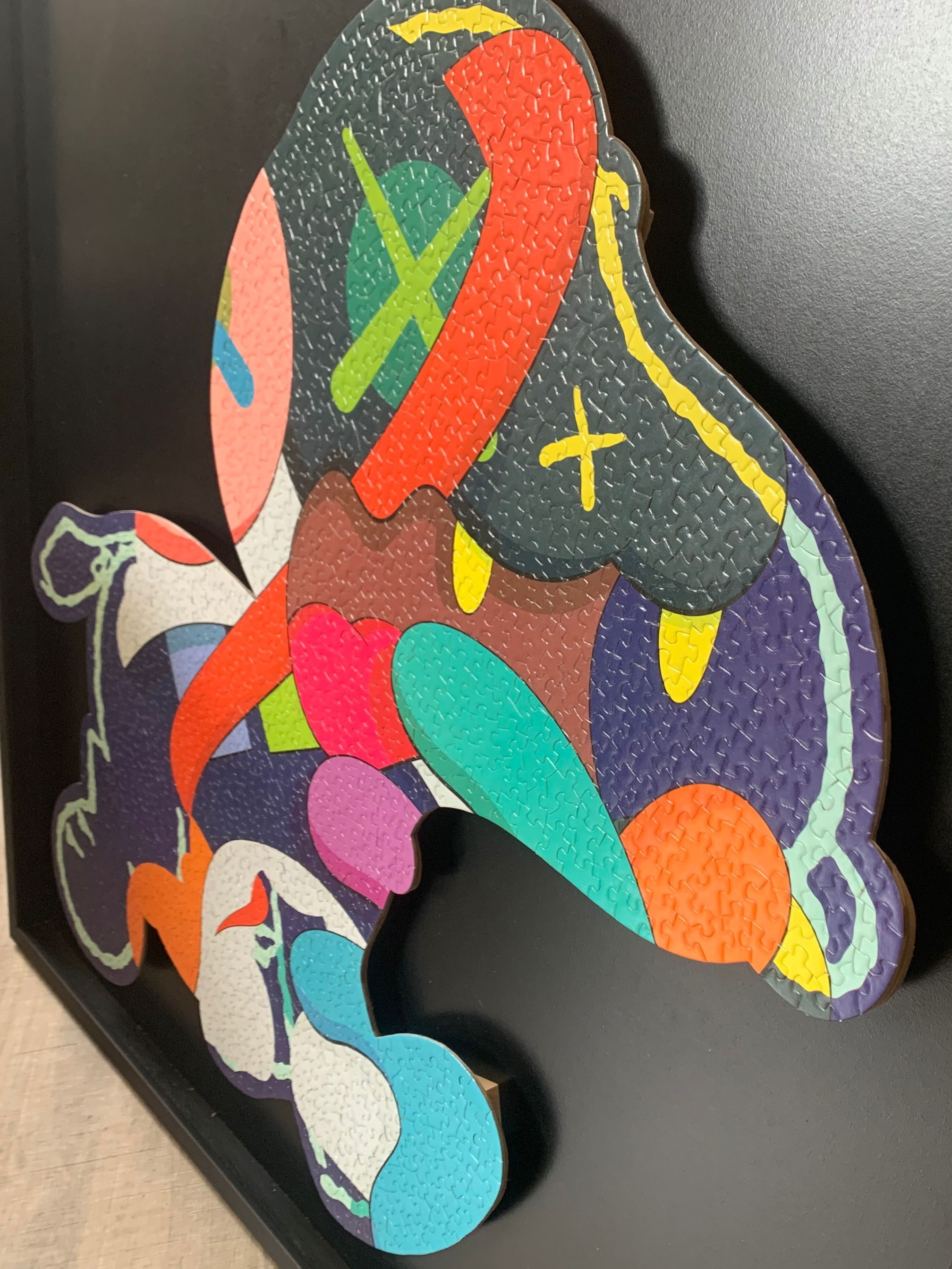 完成品】kaws×スヌーピーコラボ 1000ピースパズル フレーム付き