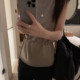 
Believe-Fall New Solid Color Round Collar Pullover Top (Waitstrip) (Including 30 Wool)