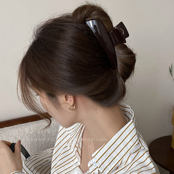 Niche design Korean acrylic large hairpin
