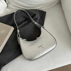 High-End Trendy Small Bag for Women 2024 New Popular Versatile Shoulder Bag Fashionable Underarm Saddle Bag Small Tote Bag