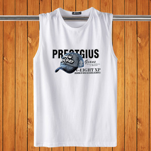 
Pure cotton sleeveless T-shirt men's sweat vest vest vest clothes men's summer wide shoulder hurdle basketball base top men's clothing