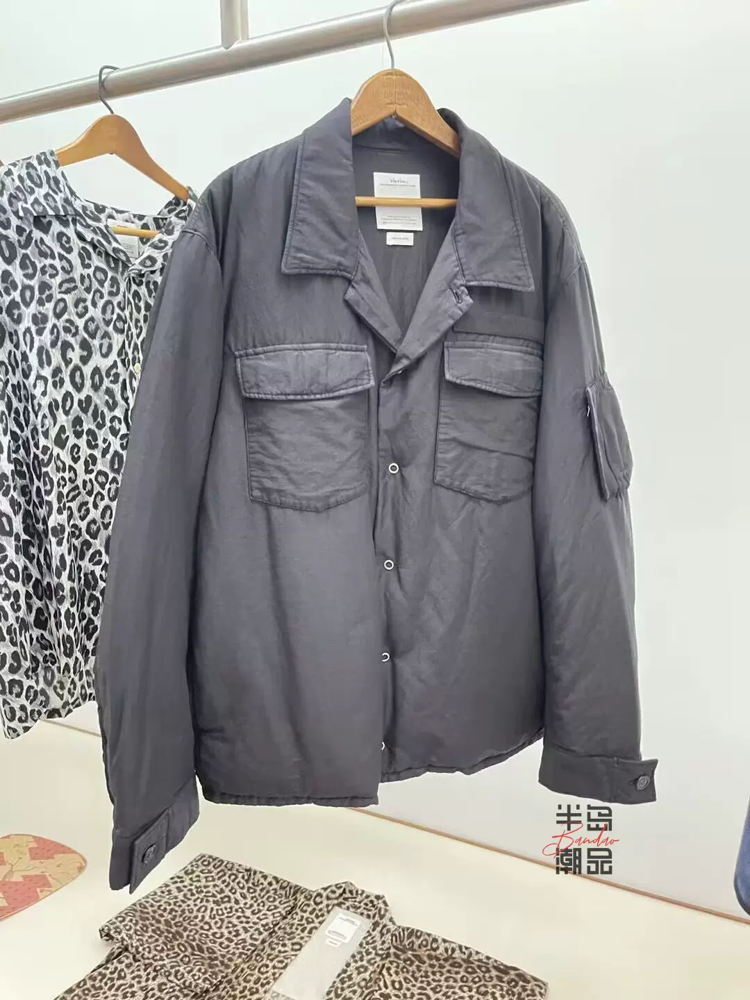 定金VISVIM HELI CREW DOWN SHIRT JKT 衬衫夹克外套23AW-Taobao