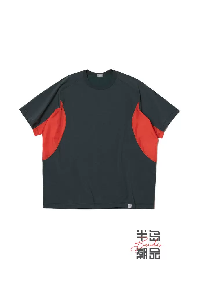 日本Kolor Beacon 23AW 拼色拼接短袖T恤23WBM-T09238-Taobao