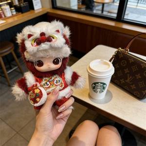 
Horsepower fully open blind box baby clothes Qianlima clearance horse happy horse clothes replacement plush doll lion awakening set