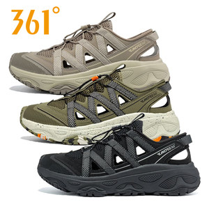 
361 degree men's shoes outdoor river tracing shoes 2026 summer new anti-slip shock-absorbing wading sports shoes for men 572523307