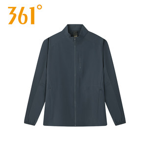 361 Thin Sports Windbreaker Men's 2026 Spring Breathable Stand-up Collar Woven Casual Jacket Top 552534603