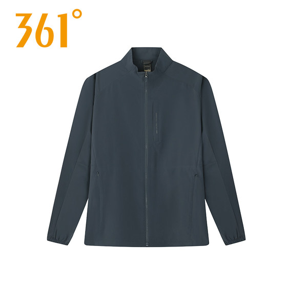 361 Thin Sports Windbreaker Men's 2026 Spring Breathable Stand-up Collar Woven Casual Jacket Top 552534603