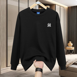 2025 Autumn/Winter New Men's Sweatshirt, Fleece-Lined and Thickened, American Style, Heavyweight, Loose Fit, Casual Crew Neck, Long Sleeve, Couple's Wear