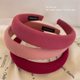 
French retro red high skull top sponge hairband female internet celebrity temperament versatile hairpin going out simple hairpin headband