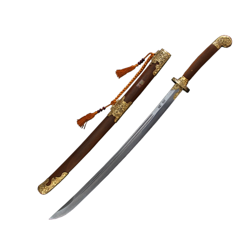【雁翎刀】 繍春刀 牛尾刀 苗刀 手鍛造打 鋼刀 冷兵器 古兵器 武具 刀装具 清刀雁翎刀戚家刀牛尾刀绣春刀，性能劈砍测试！ - YouTube