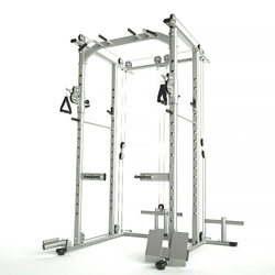 Comprehensive Training Machine, Commercial Smith Machine, Gantry Fitness Equipment, Home-Use Combination Squat Rack, Multi-Functional Bird Exercise Machine