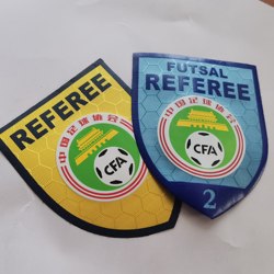 New Version of Chinese Super League Football Referee Chest Badge, Red and Yellow Card Edge Picker, Coin for Choosing the Sideline, Tool Kit, Edge Picker Coin, Badge Set
