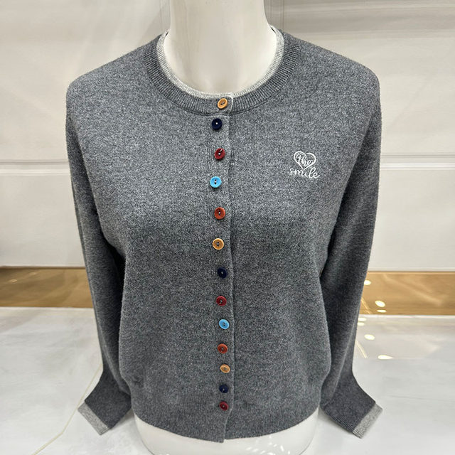 Knitted Cardigan Women's Sweater Jacket Mom Autumn Clothing 2025 New Top Rabbit Emperor Phoenix Light Autumn Cardigan