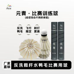 Yihao Qiu Yuanqing Badminton Balls in Gold/Black/Grey, Durable and Stable, for Professional Competition, Club Training, Factory Direct Sales