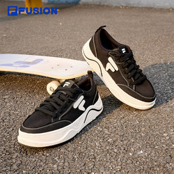 Fila Fusion Official Men's Shoes Thick-Soled Canvas Shoes Couple's Sports Shoes Lightweight Versatile Sneakers Women's Shoes
