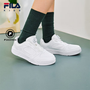 FILA KIDS FILA children's shoes children's sneakers 2026 spring boys' knob classic non-slip white shoes for girls