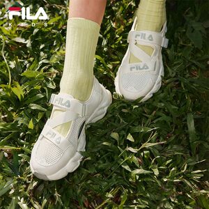 
FILA KIDS children's shoes children's sandals summer style men's and women's Baotou Velcro casual fern straw sandals