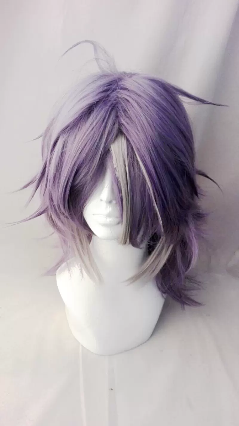 混色高温丝cosplay假发羁绊者日染芳春加长挑染大翻翘