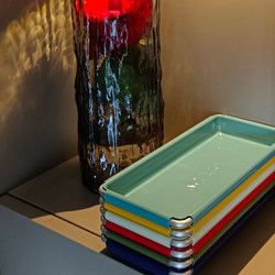 Japanese Dulton Metal Tray for Miscellaneous Items, Stationery, Jewelry, Entryway Key Tray, Desktop Vintage Storage Small Organizer Tray