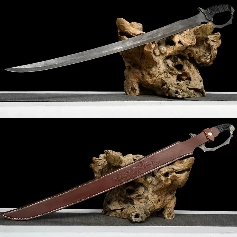 元の価格 ねじ樣專用 淵寒伝統牛尾刀（武術刀）古兵器 武具 刀装具  