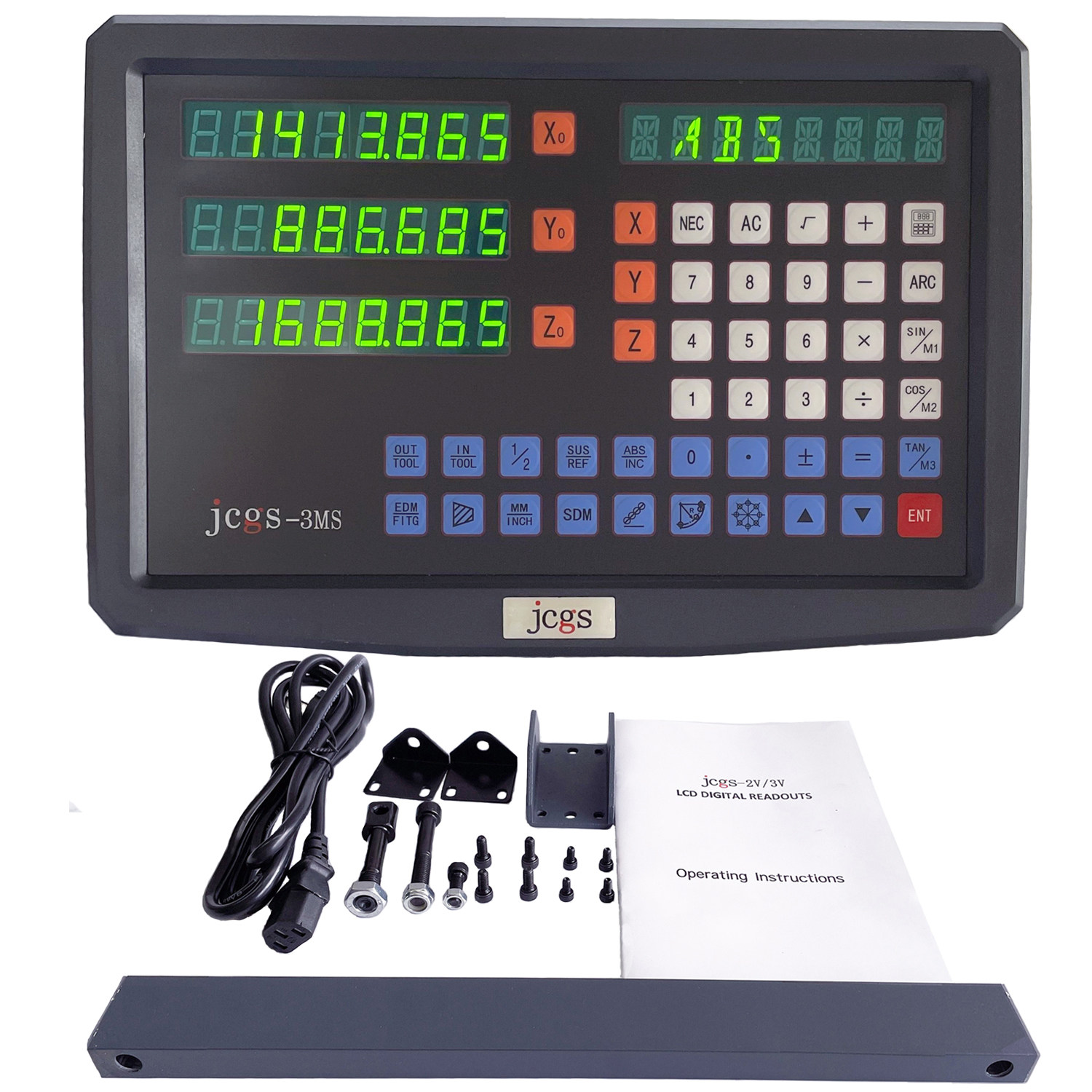 Jcgs Grating Ruler - 0.005mm Resolution Milling Lathe Scale
