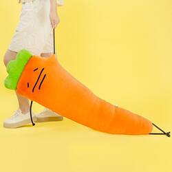 Siamese Lippi Zhang Tianzhen Carrot Large Pillow for Girls to Sleep With, Super Soft Large Long Pillow Doll