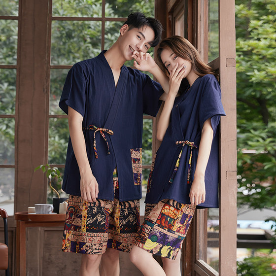 
2023 sweat steaming suit for women pure cotton active couples set men's sauna suit large size bath clothes massage han steaming
