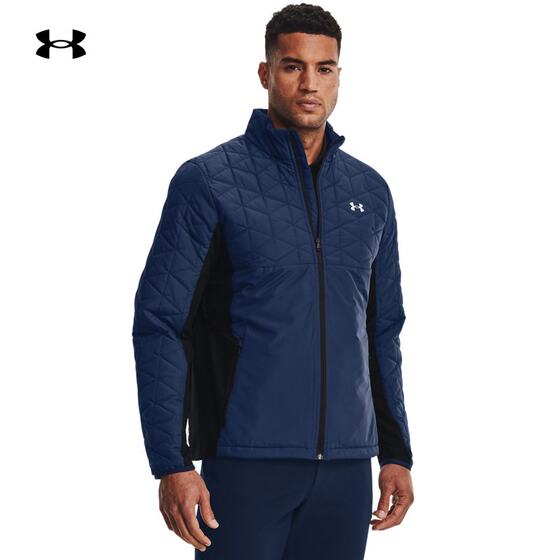 UA Andma cotton clothing male golf stand -up collar waterproof warming sportswear jacket casual jacket 1364642