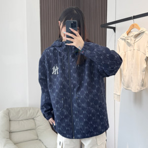
MLB men's and women's couple models 25 autumn fashion casual sports windproof hooded jacket jacket 3AWJM0554