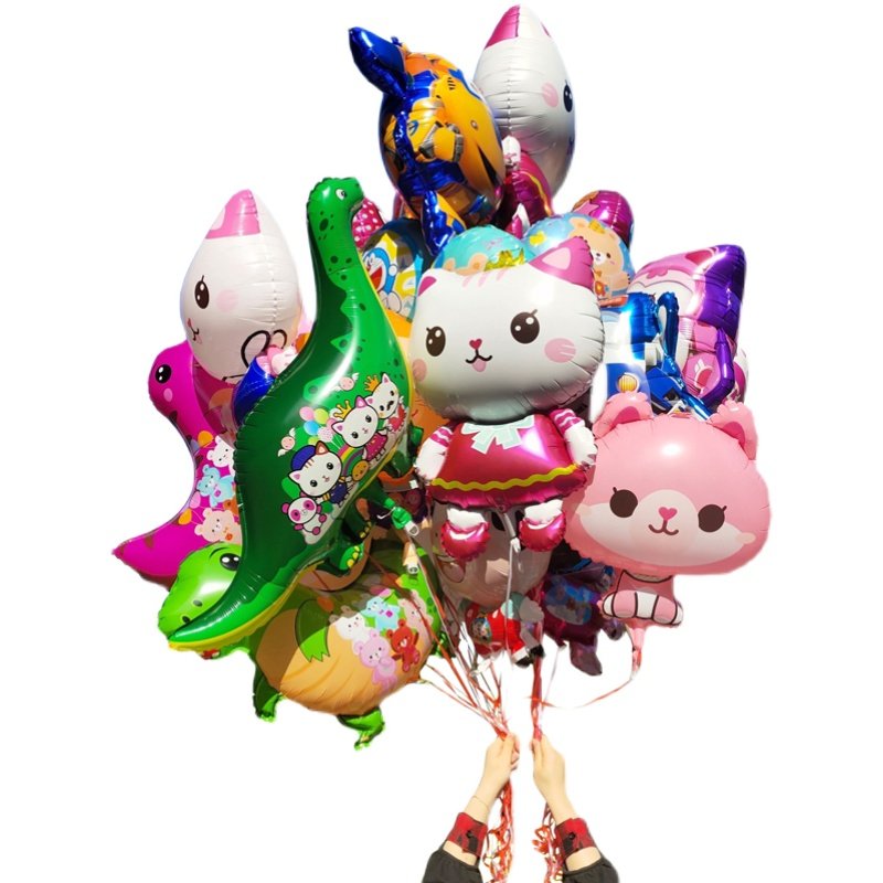 Xqyy कार्टून फ़ॉइल गुब्बारा बच्चों की पार्टी की सजावट
