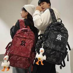 Ny&Nb Schoolbag for Female Junior High School Students, Large Capacity, Burden-Reducing, Spine-Protecting, Ultra-Lightweight Backpack, High School and College Student Backpack, Trendy